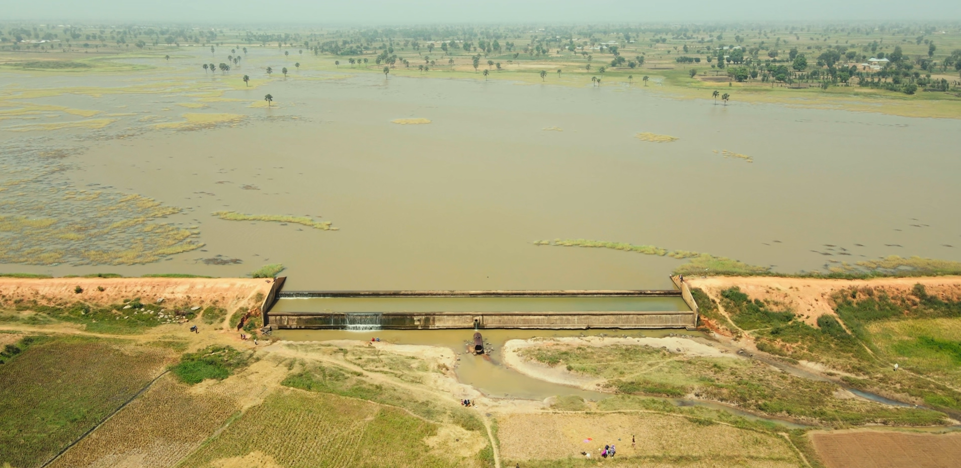 This is the Dam in Kudan used for agricultural purposes